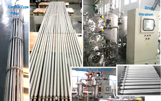 Asymmetric Porous Metal Tube