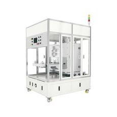 Final sealing machine for large and long batteries