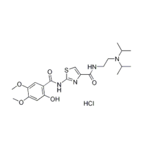 N-{2-[bis(1-methylethyl)amino]ethyl}-2-[(2-hydroxy-4,5-dimethoxybenzoyl)amino]-,hydrochloride,hydrate (1:1:3)